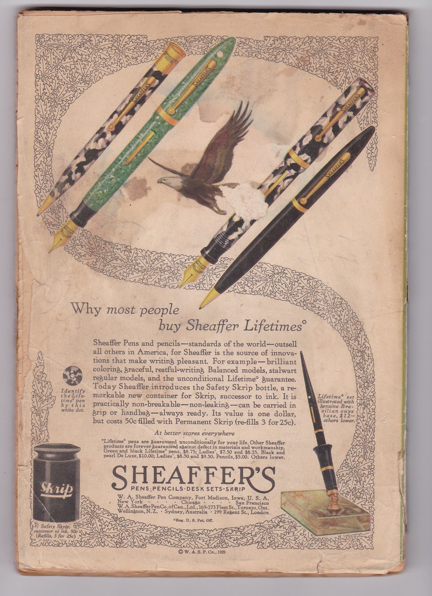 Vintage Detective Story Magazine – August 24, 1929