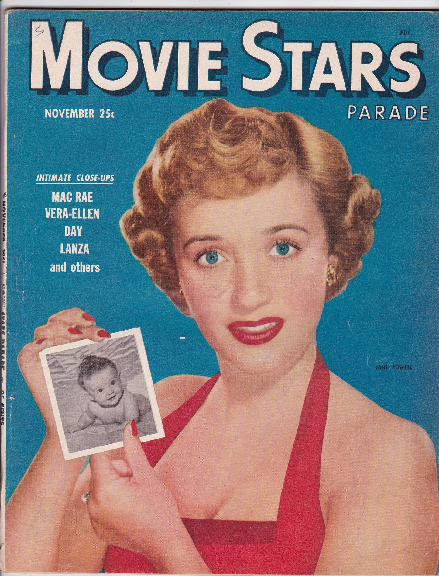 Movie Stars Parade - November 1951 Issue Featuring Jane Powell