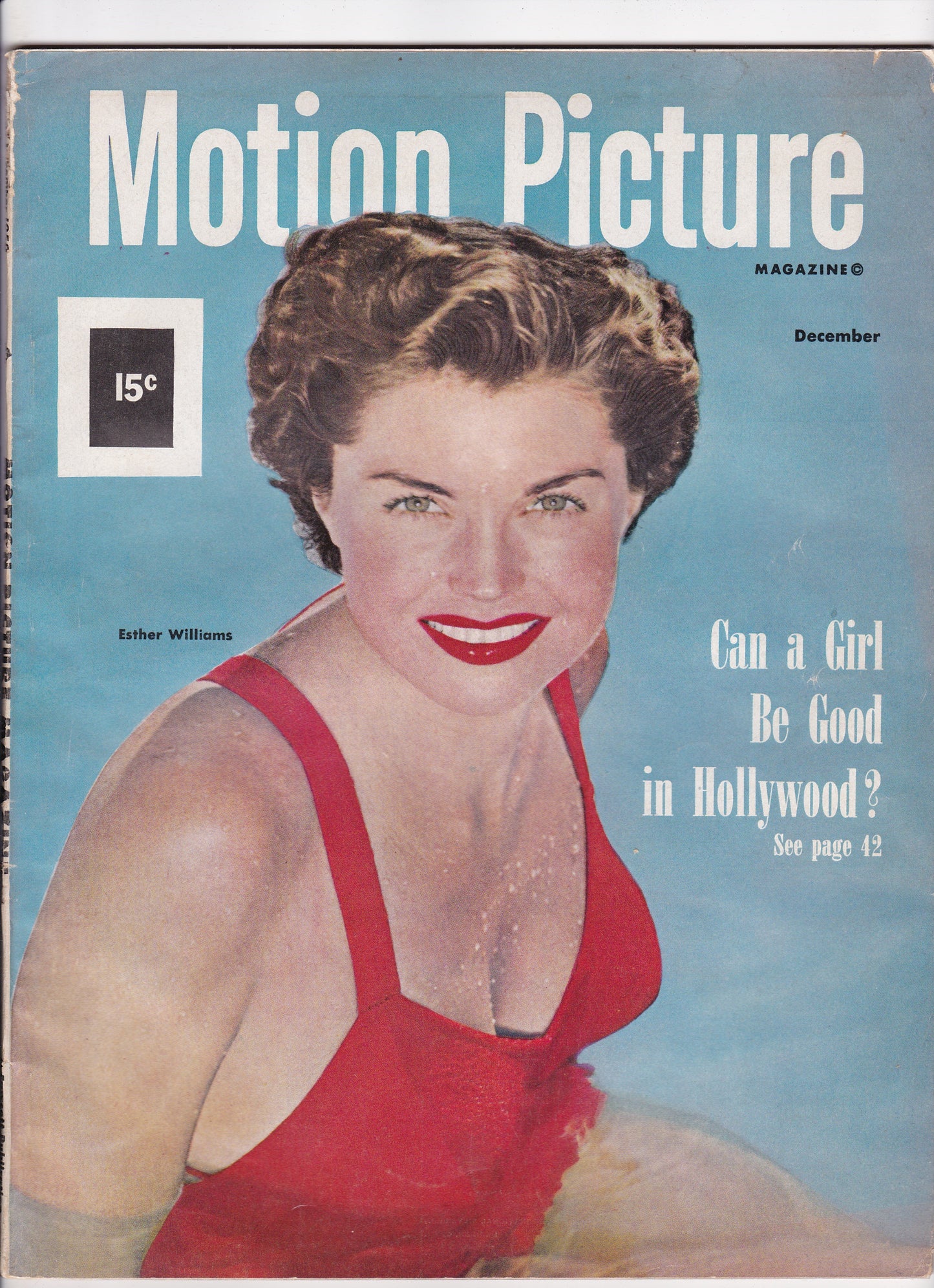 Motion Picture Magazine – December 1950: Esther Williams Cover Feature