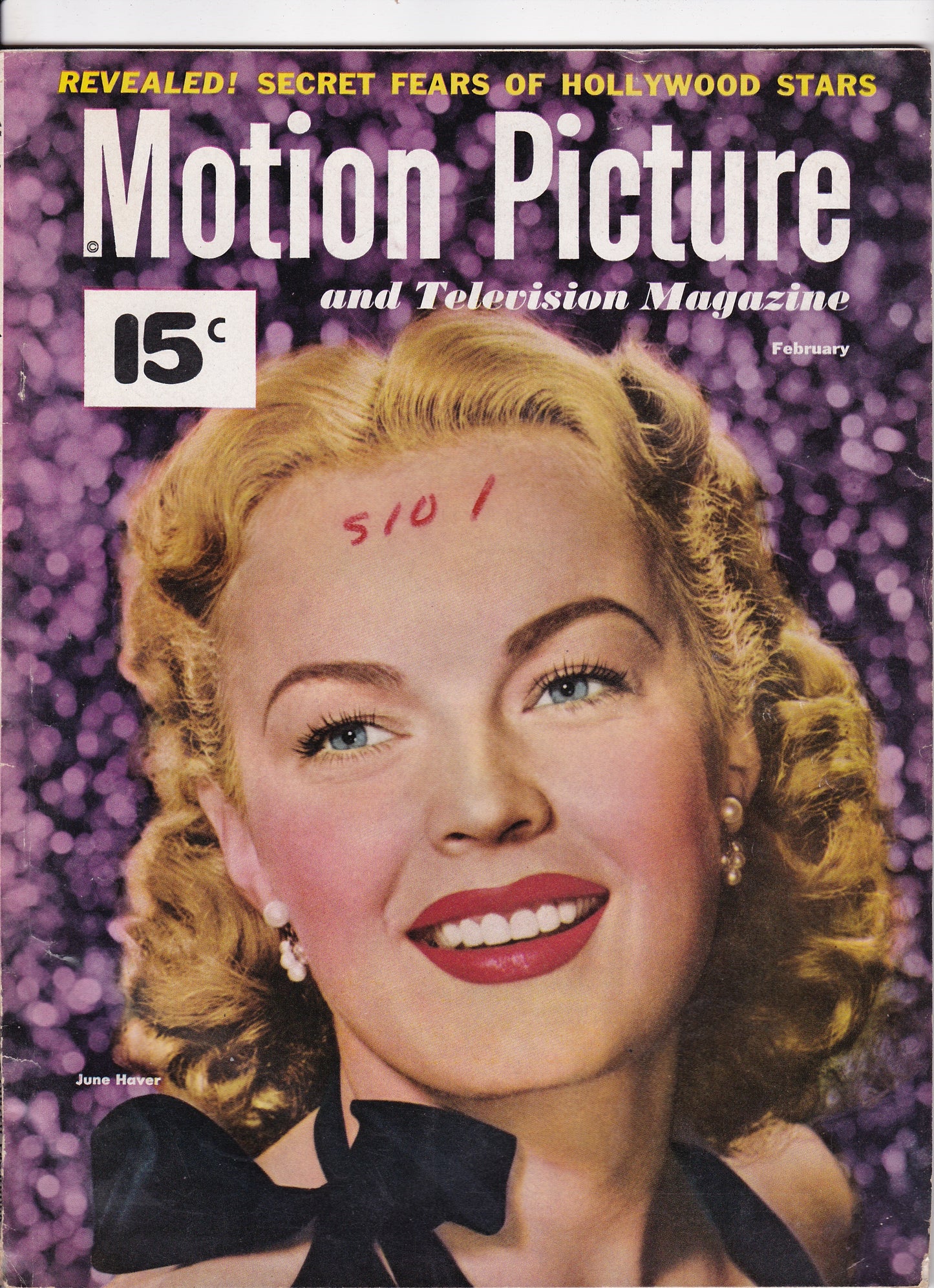 Motion Picture and Television Magazine – February 1952: June Haver Cover Feature