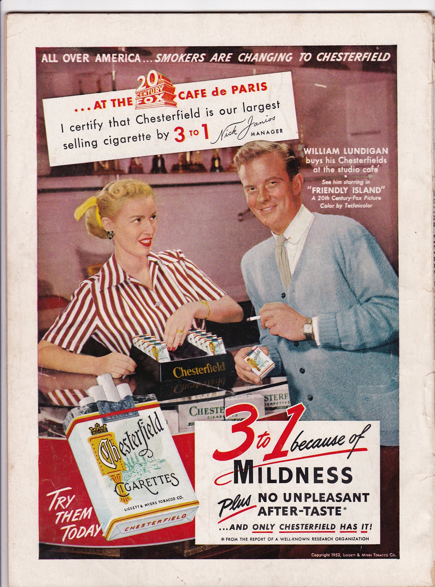 Motion Picture and Television Magazine – January 1952: June Allyson Cover Feature