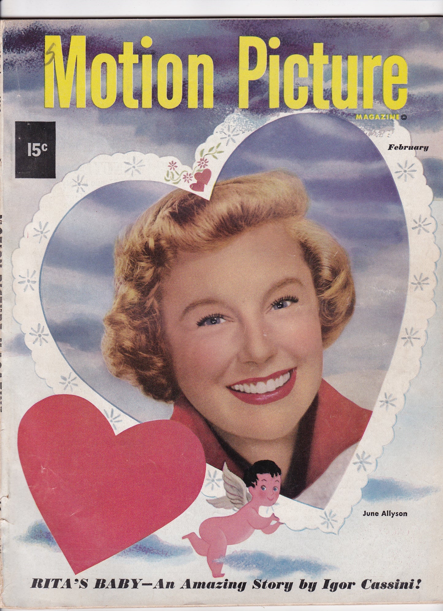 Motion Picture Magazine – February 1950: June Allyson Cover Feature