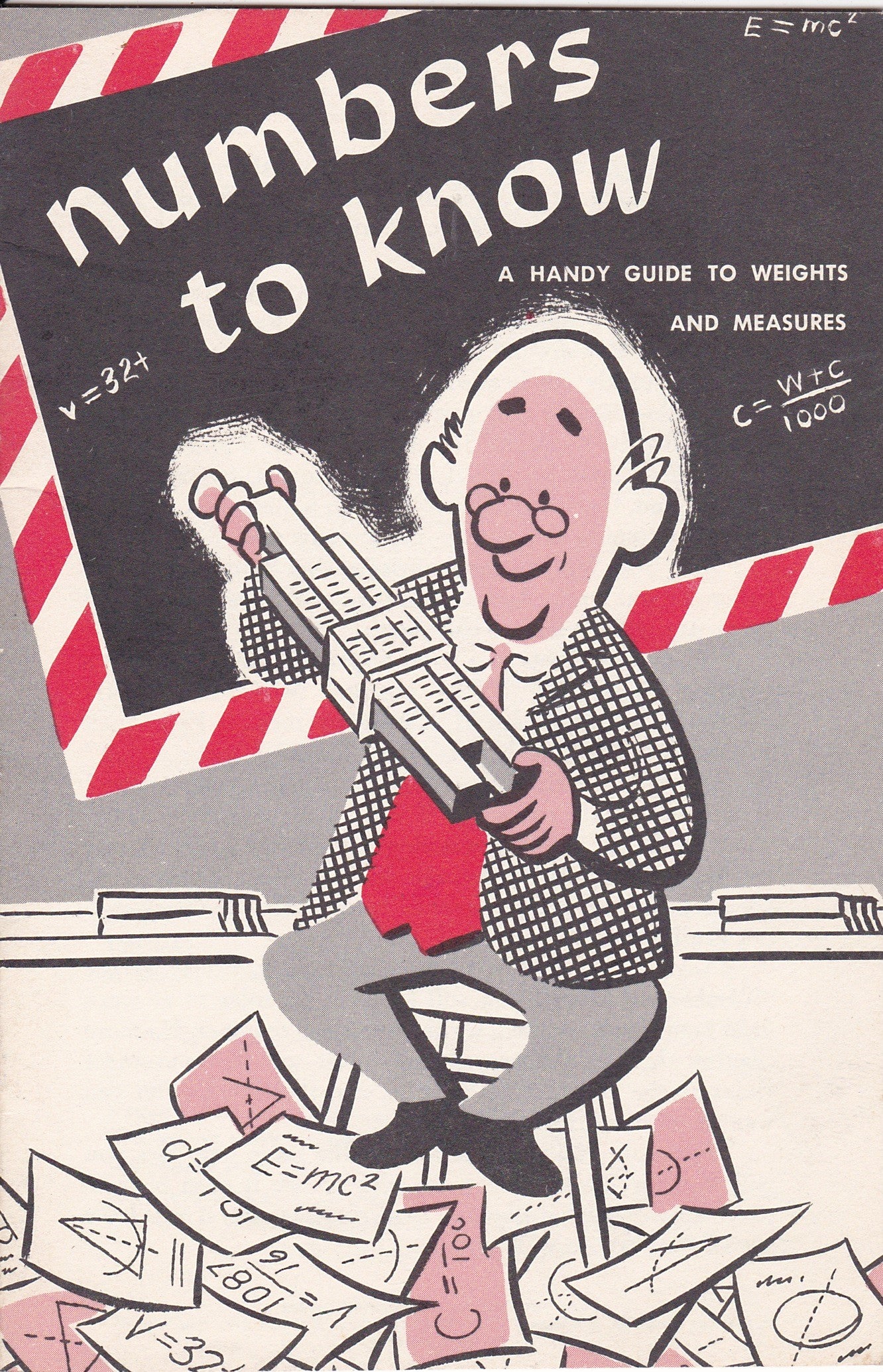 Vintage GM Employee Pamphlet - Numbers to Know: A Handy Guide to Weights and Measures