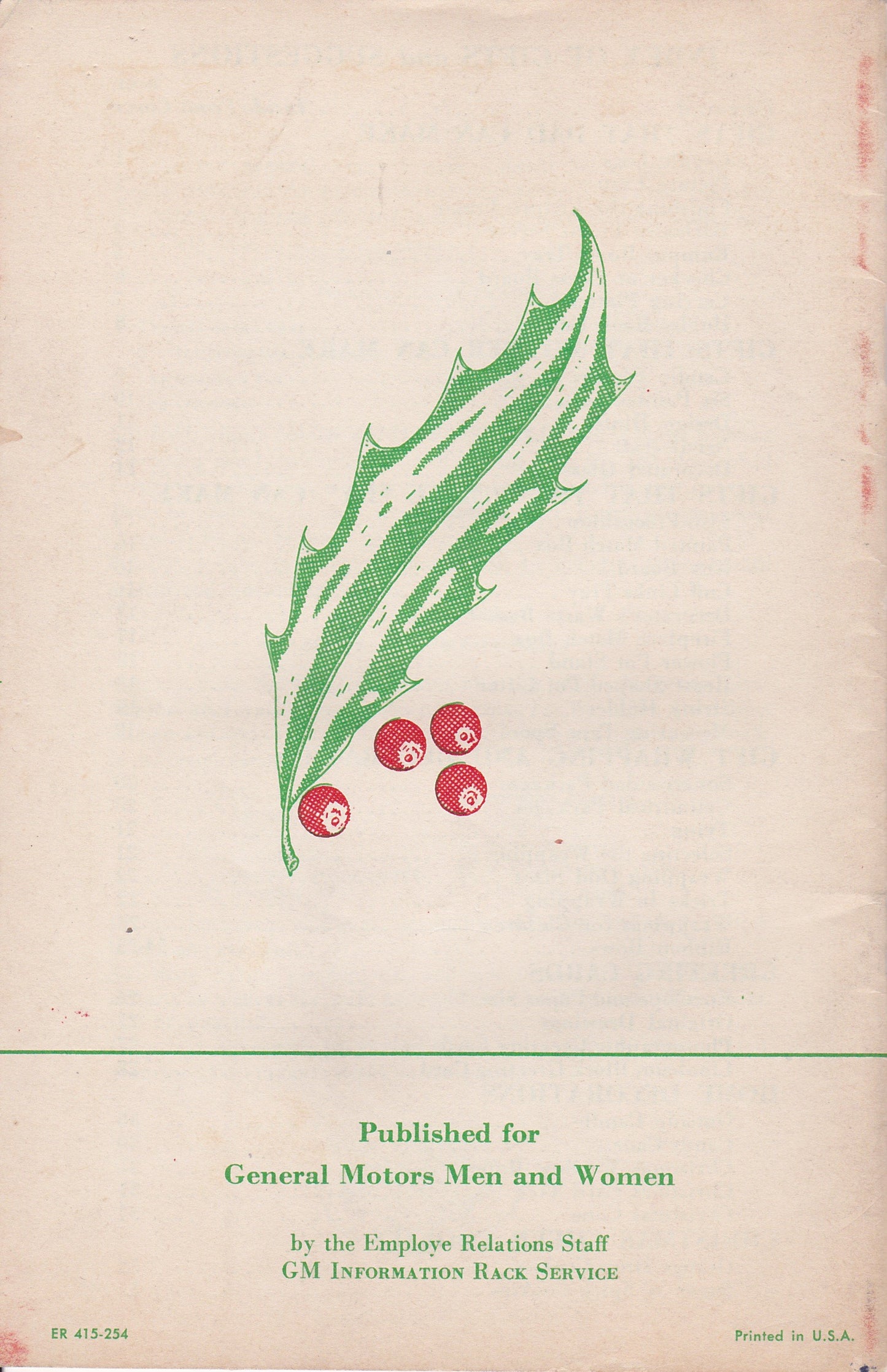 Home Made Gifts" Booklet