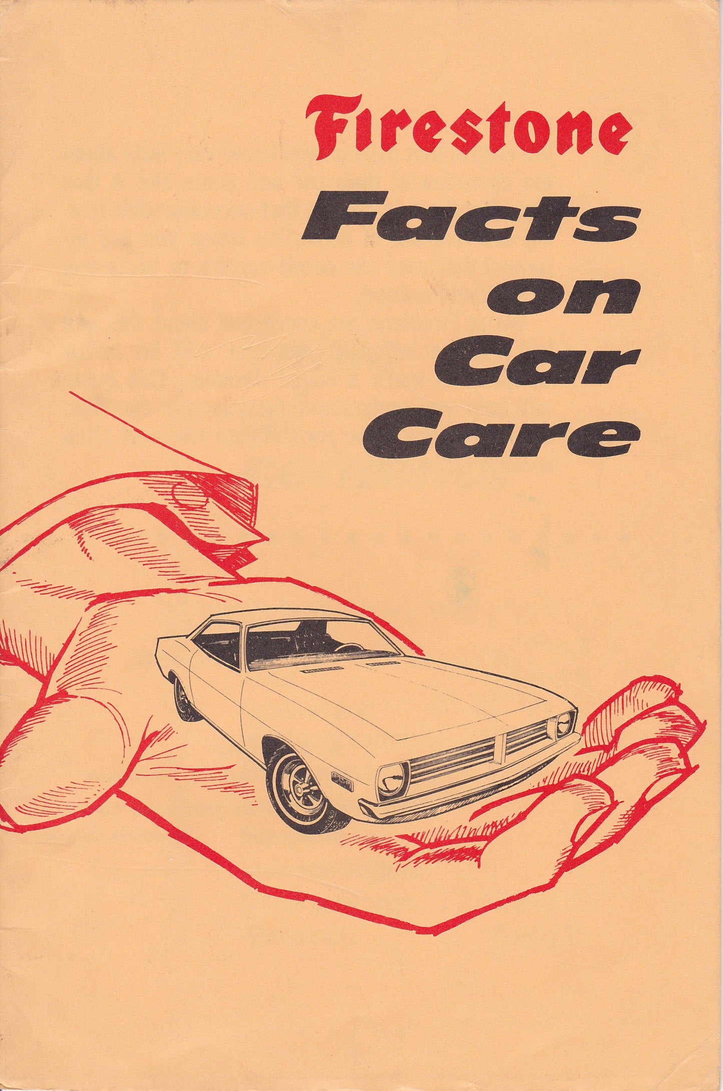 Vintage Firestone Tire and Rubber Co. Canada Booklet: "Facts on Car Care" (Hamilton, Ontario)