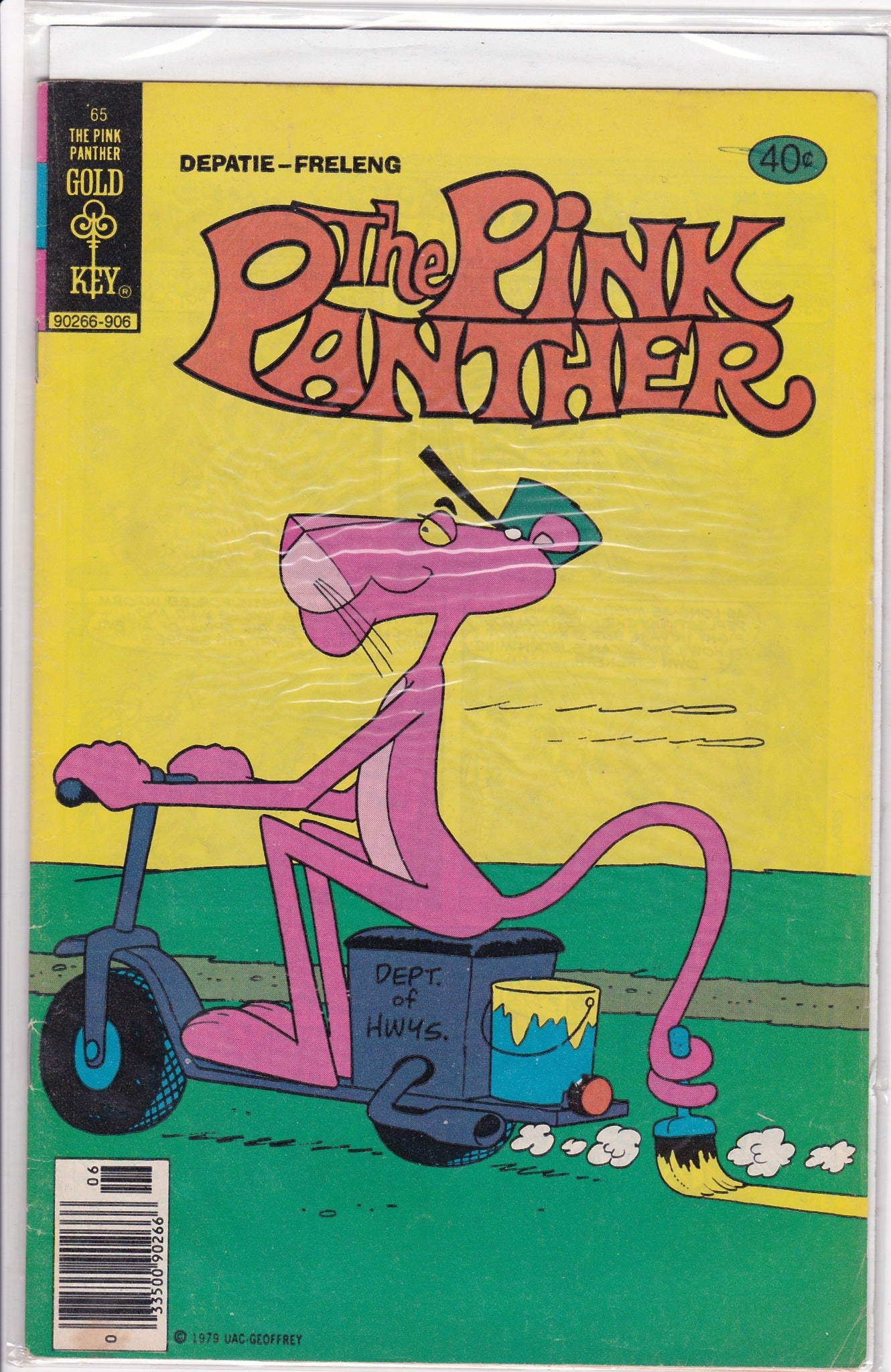 Vintage 1979 The Pink Panther #65 Gold Key Comic β Classic Animated Fun!