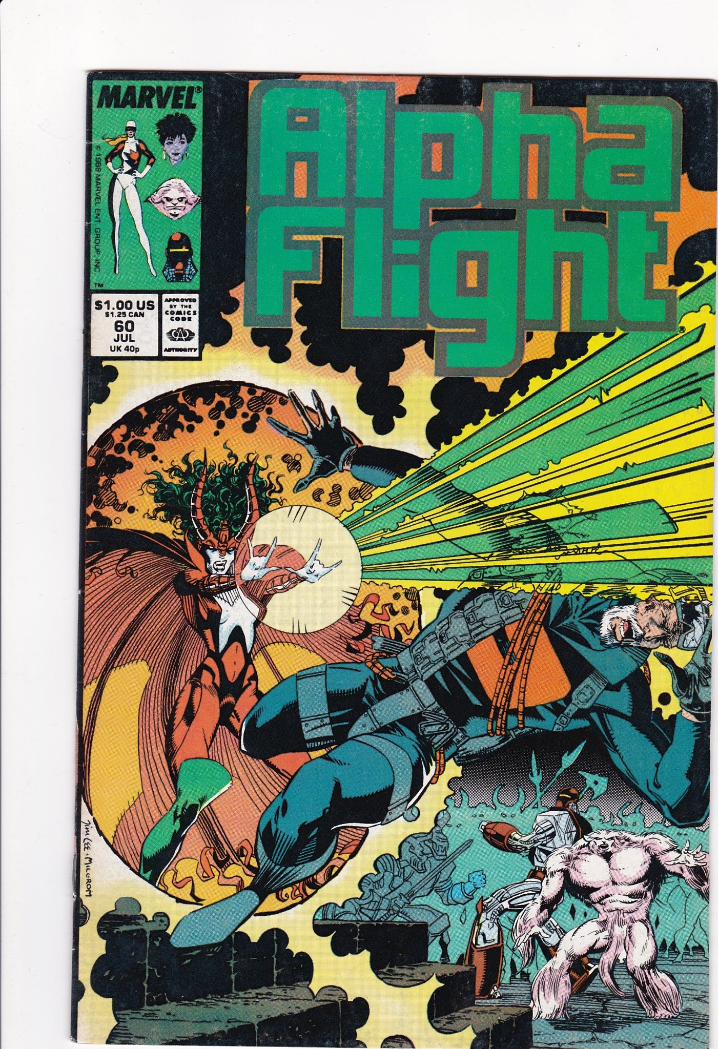 Alpha Flight #60 (July 1988, Marvel Comics)
