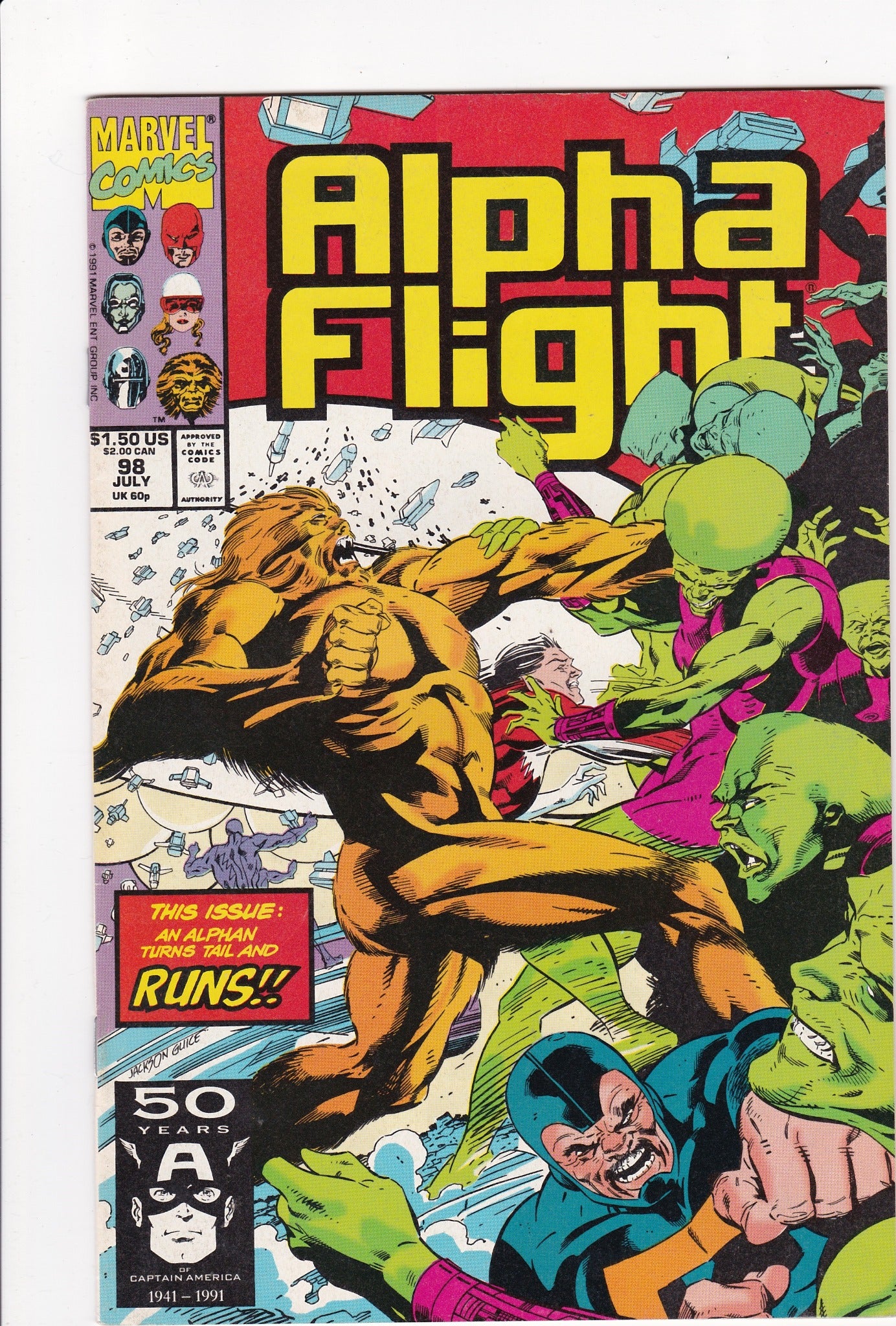 Alpha Flight #98 (July 1991, Marvel Comics)