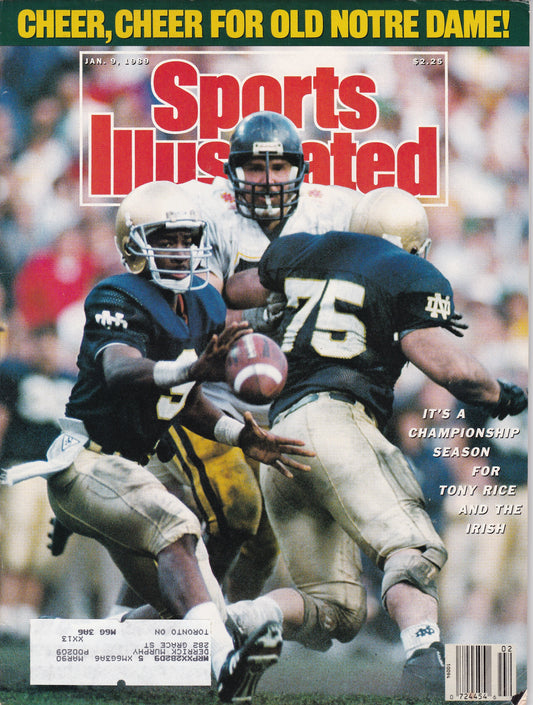 Sports Illustrated Magazine – January 9, 1989