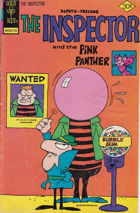 "The Inspector and the Pink Panther" Comic Book - Gold Key (1971)