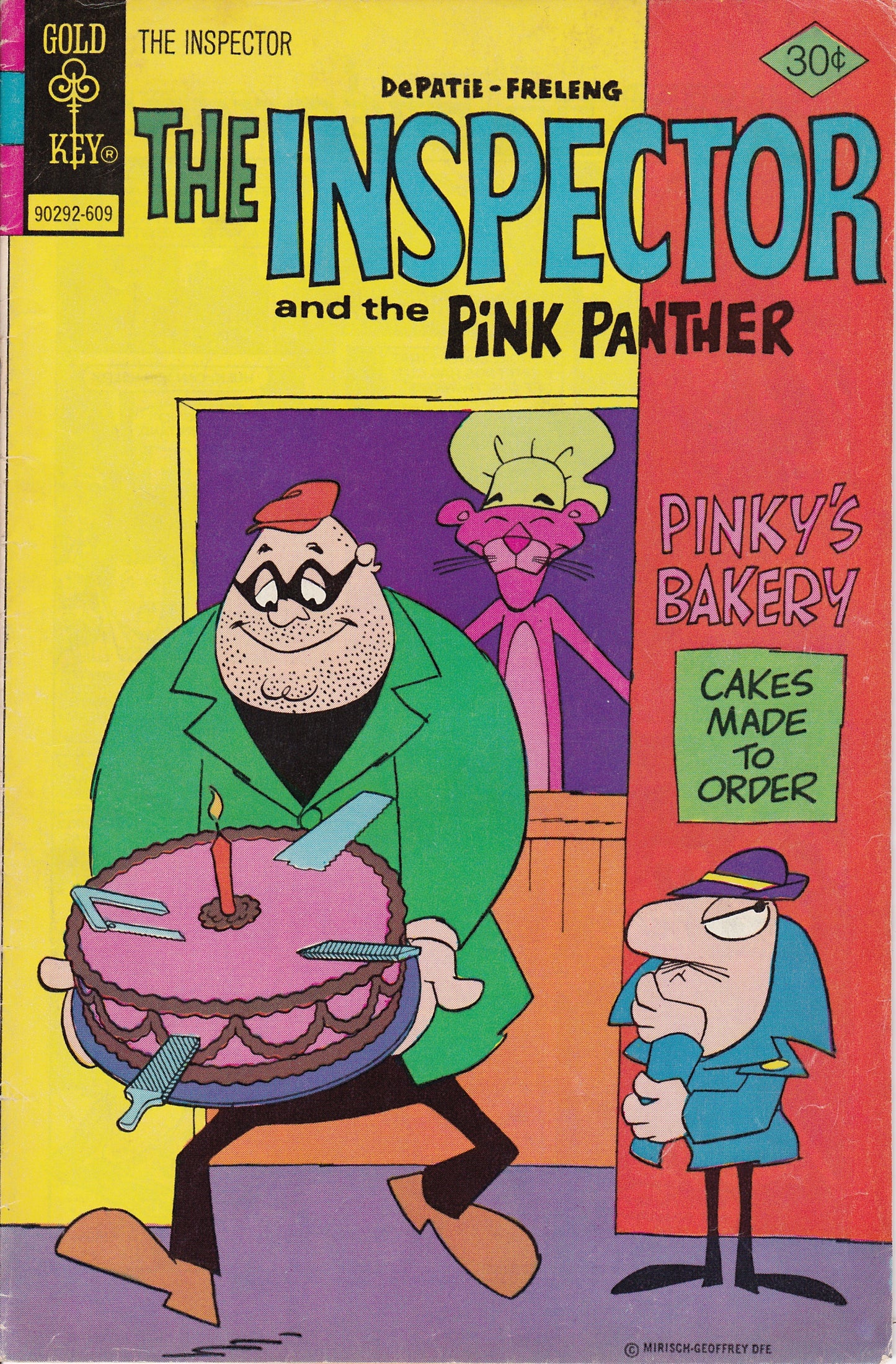 "The Inspector and the Pink Panther" Comic Book – Vintage Gold Key Issue