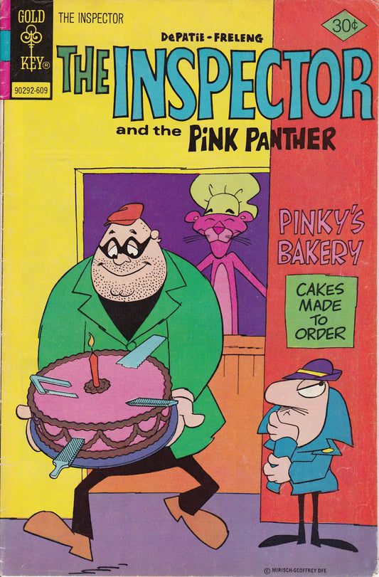 "The Inspector and the Pink Panther" Comic Book – Vintage Gold Key Issue
