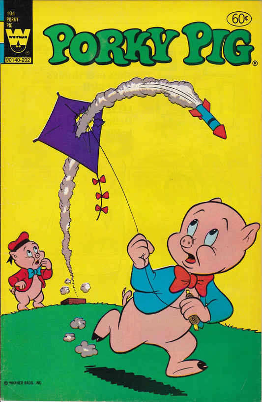 "Porky Pig" Comic Book - Whitman #104 (February 1982)