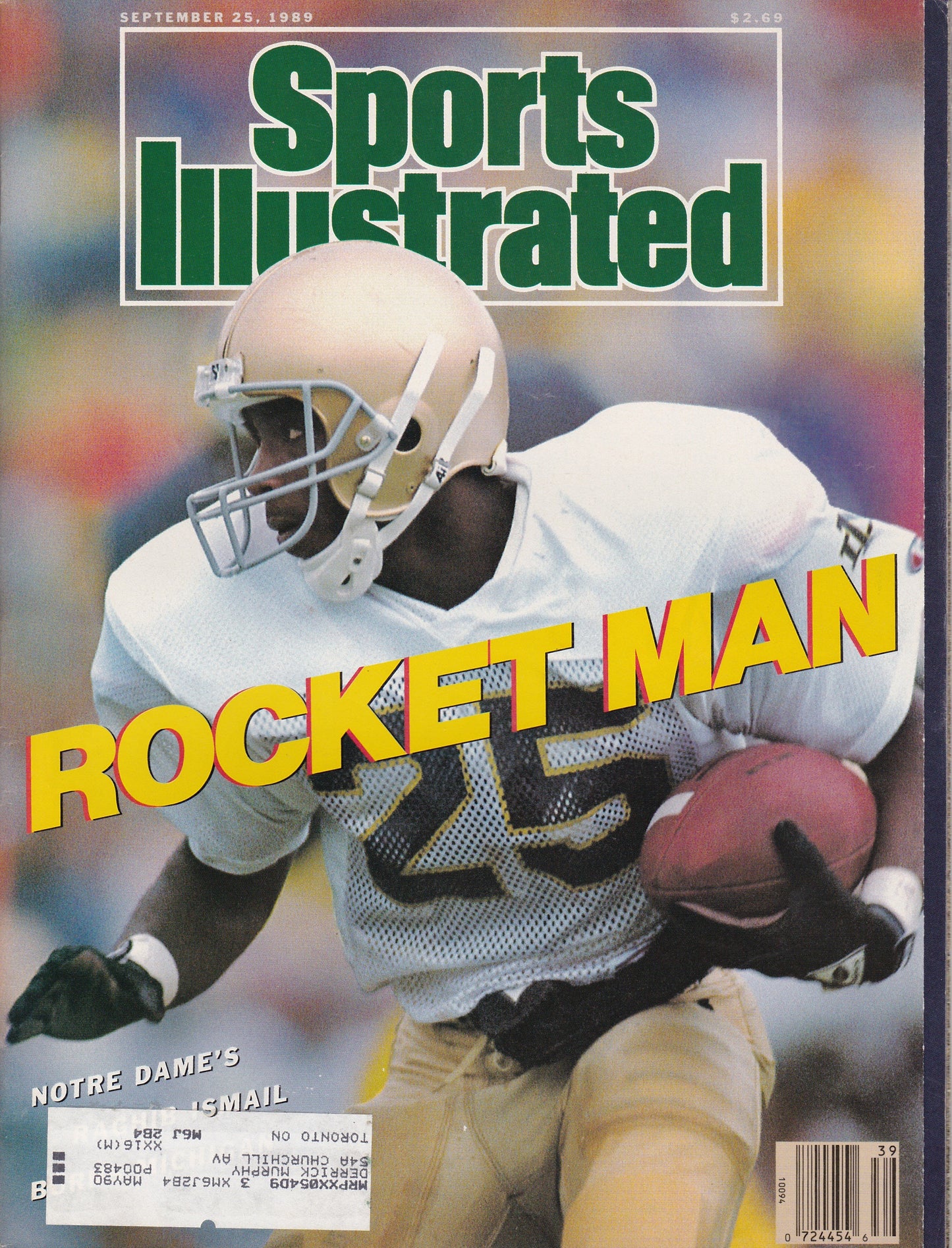Sports Illustrated Magazine – September 25, 1989