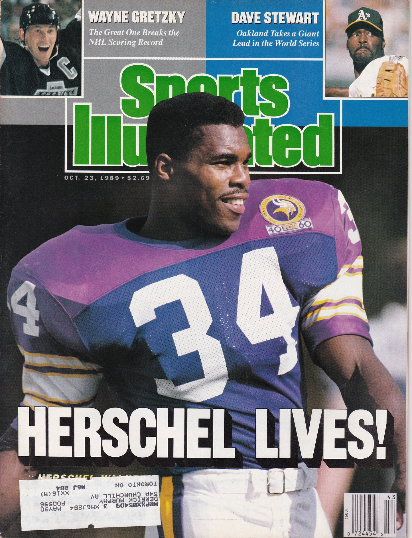 Sports Illustrated - October 23, 1989