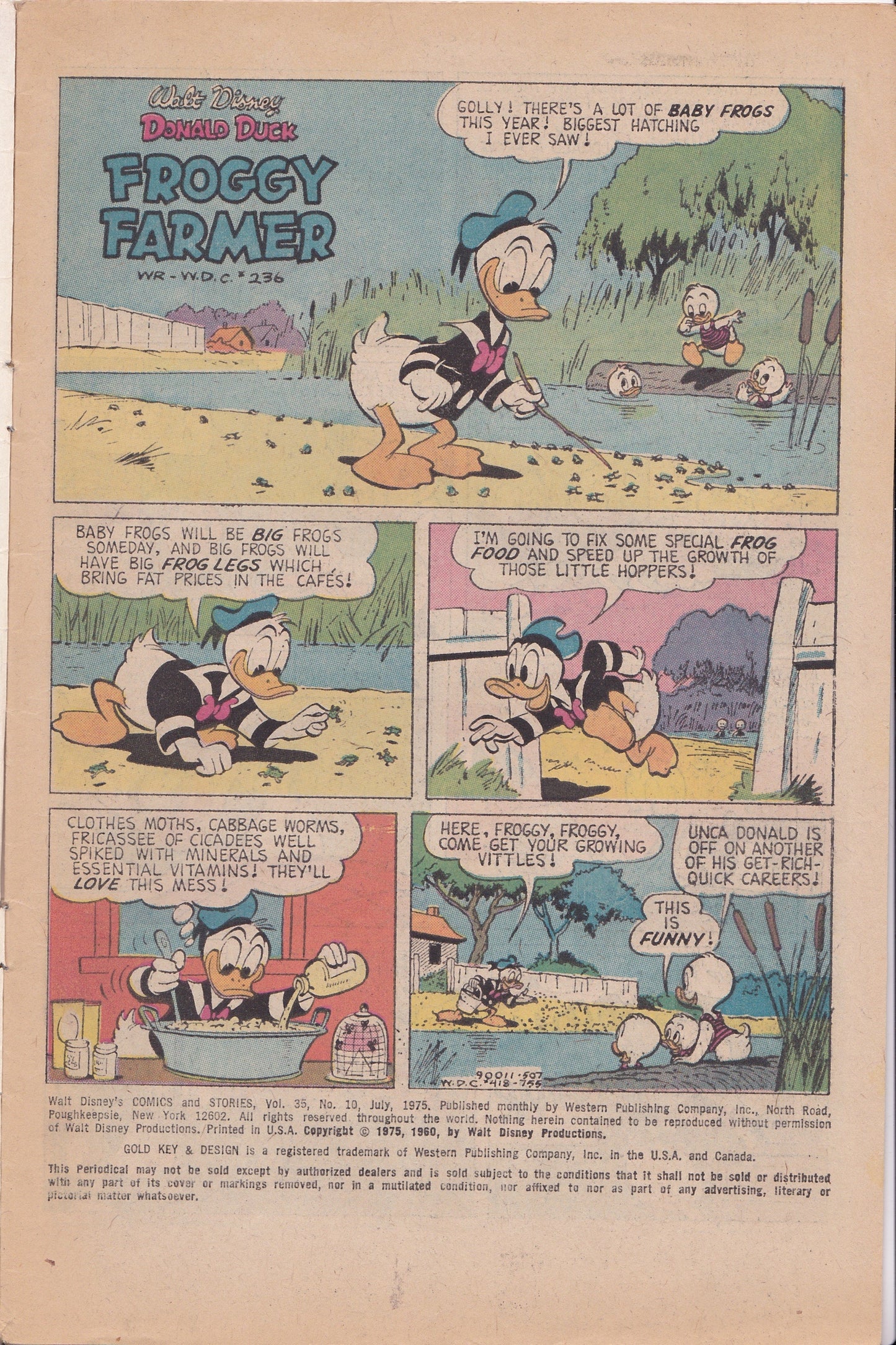 Walt Disney's Comics and Stories - July 1975