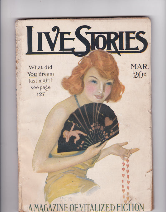 Vintage Live Stories Magazine – March 1919 Issue
