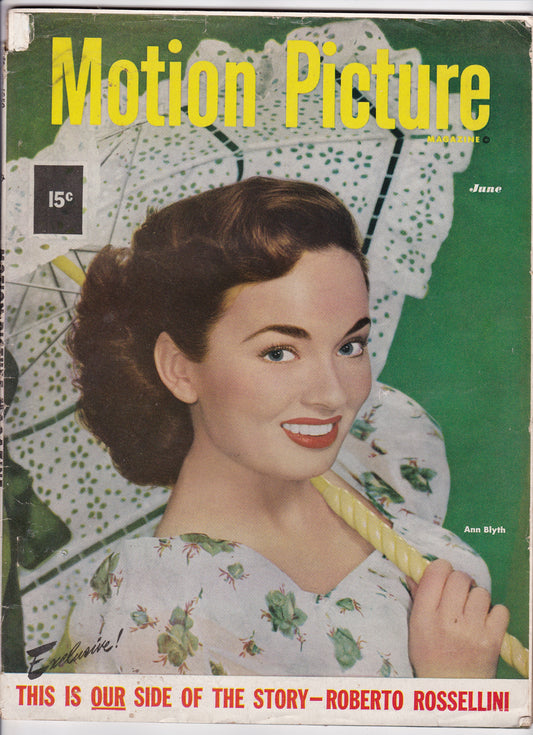 Vintage Motion Picture Magazine - June 1950 (Ann Blyth Cover)
