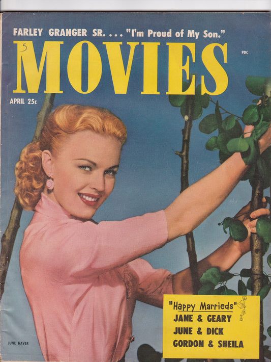 Movies Magazine – April 1951: June Haver Cover Feature