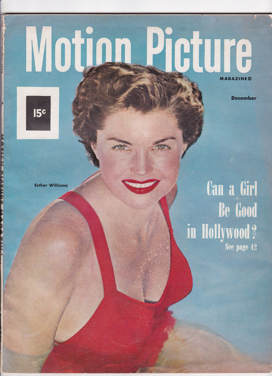 Motion Picture Magazine – December 1950: Esther Williams Cover Feature