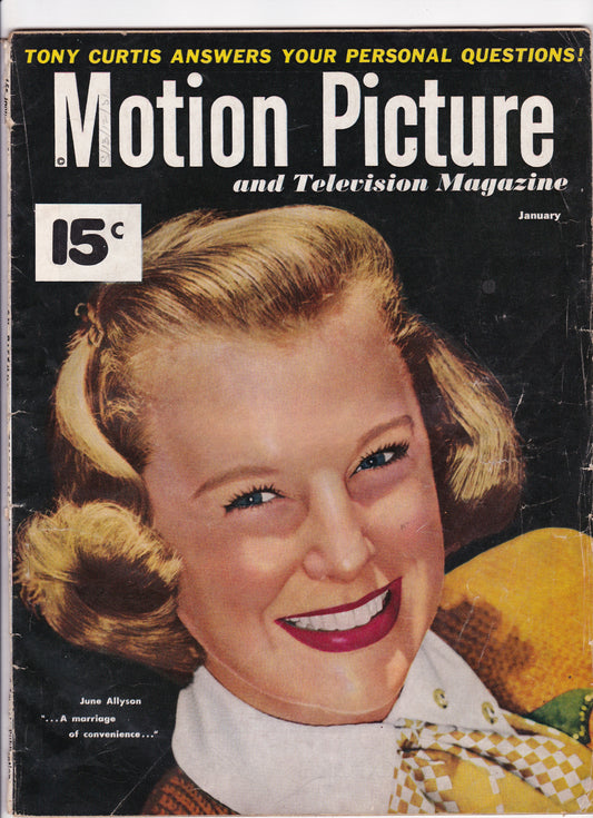 Motion Picture and Television Magazine – January 1952: June Allyson Cover Feature