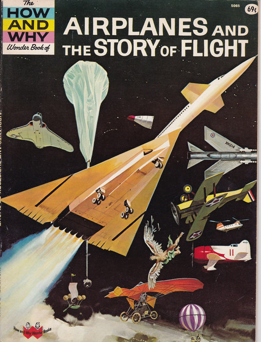 The How and Why Wonder Book of Airplanes and the Story of Flight (1974 Printing)