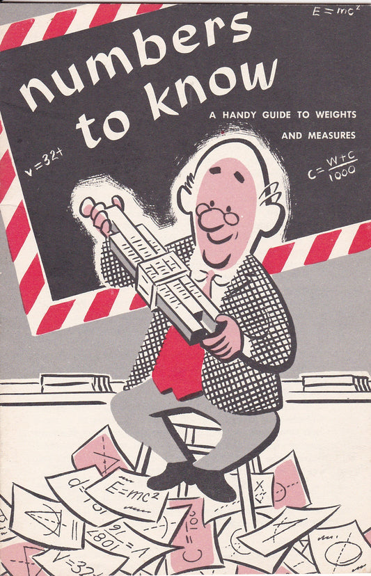 Vintage GM Employee Pamphlet - Numbers to Know: A Handy Guide to Weights and Measures