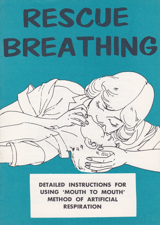 Vintage GM Pamphlet - Rescue Breathing: Detailed Instructions for Using the 'Mouth-to-Mouth' Method of Artificial Respiration (1961)