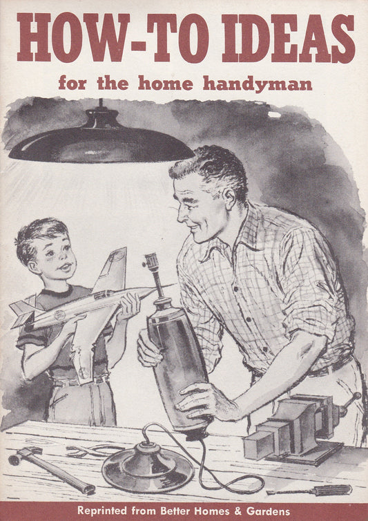 Vintage GM Pamphlet - How-To Ideas for the Home Handyman (1960)