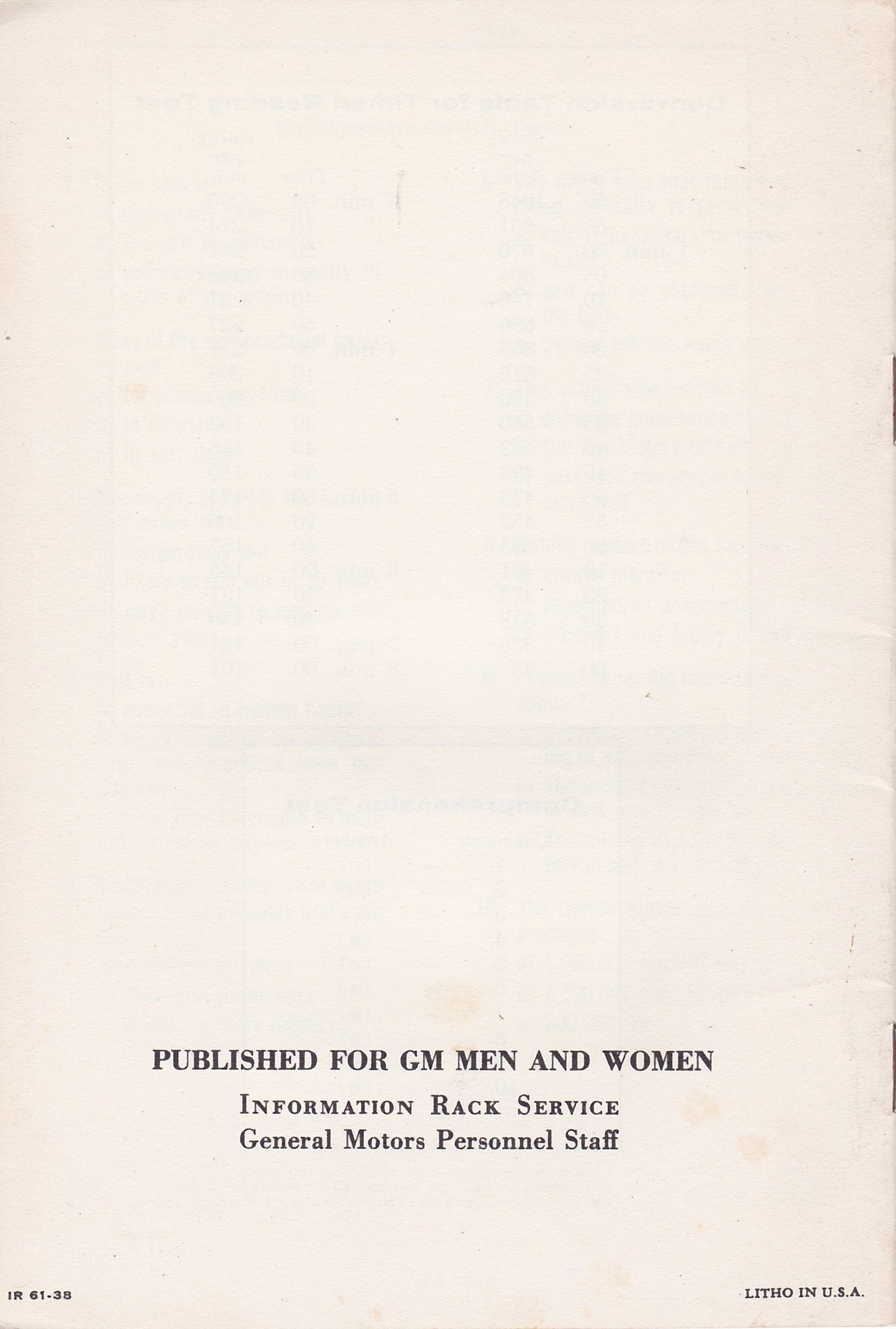 "How to Cut Your Reading Time" Booklet