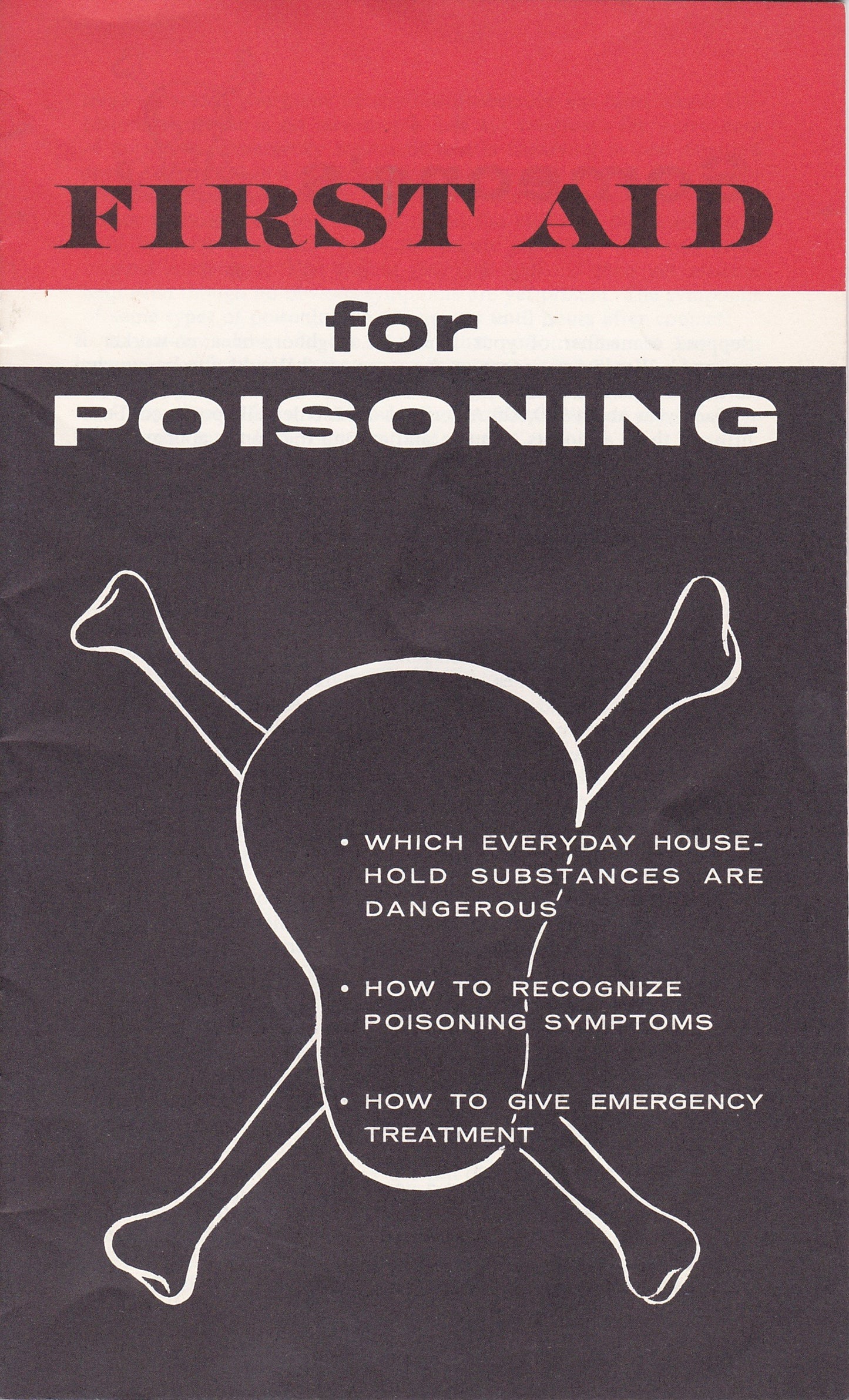 Vintage "First Aid for Poisoning" GM Safety Guide – 1960s