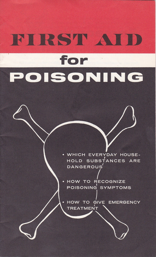 Vintage "First Aid for Poisoning" GM Safety Guide – 1960s