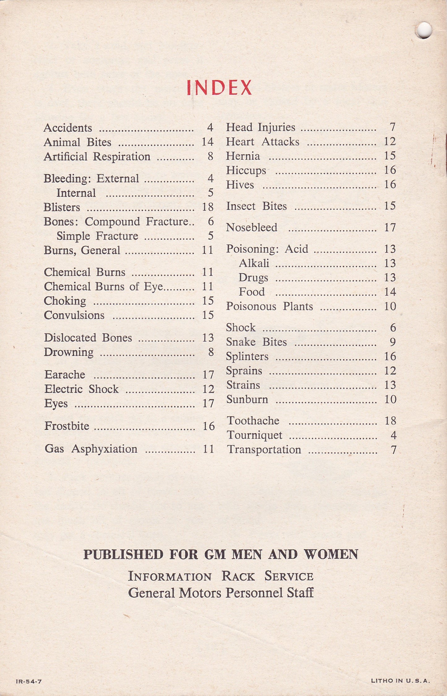 Vintage "What to Do Until the Doctor Comes" First Aid Guide – 1950s