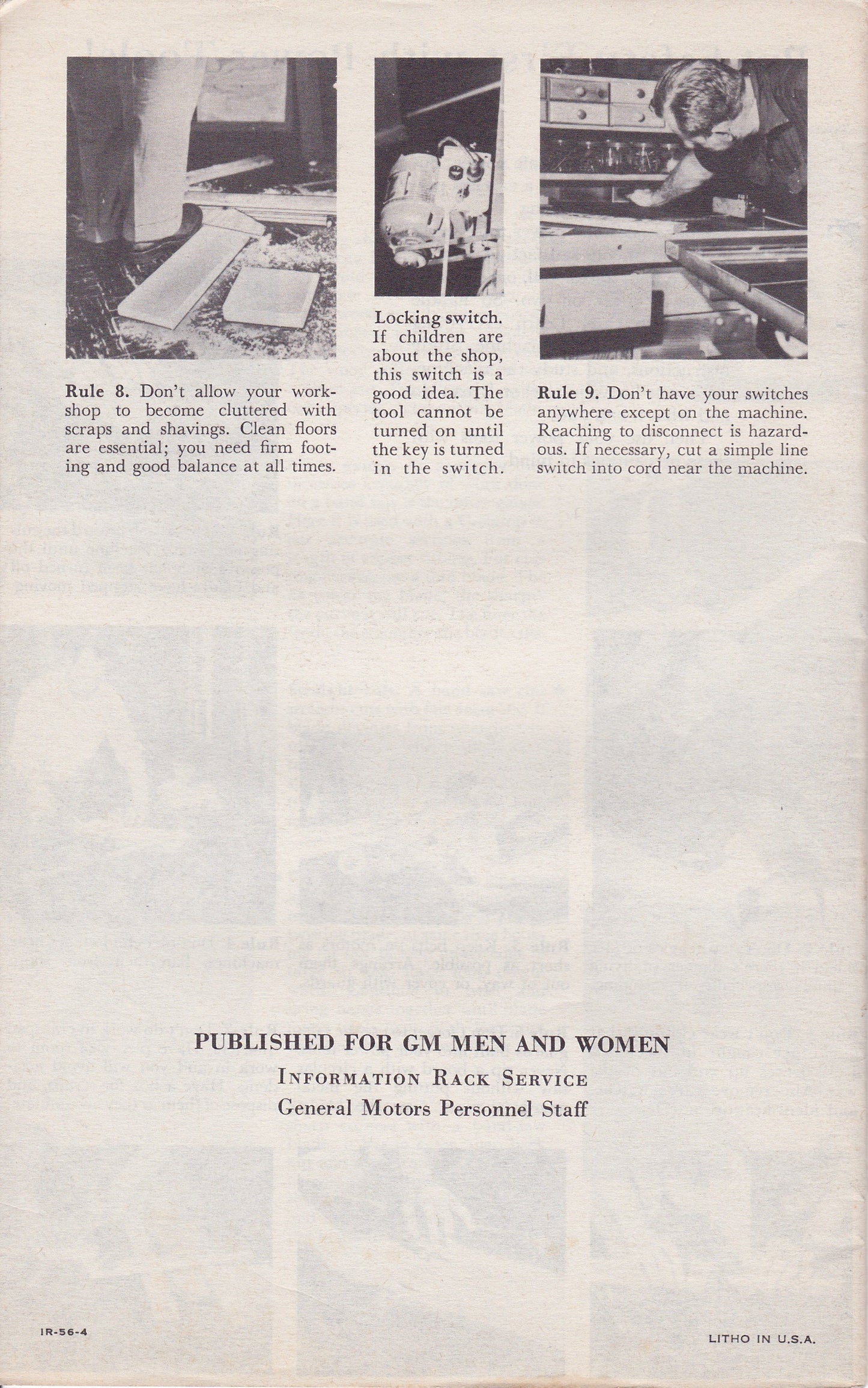 Vintage "Tips on Using Power Tools" – Reprinted from Better Homes & Gardens Handyman’s Book, 1950s
