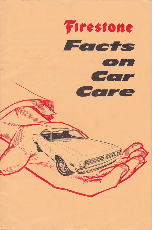 Vintage Firestone Tire and Rubber Co. Canada Booklet: "Facts on Car Care" (Hamilton, Ontario)
