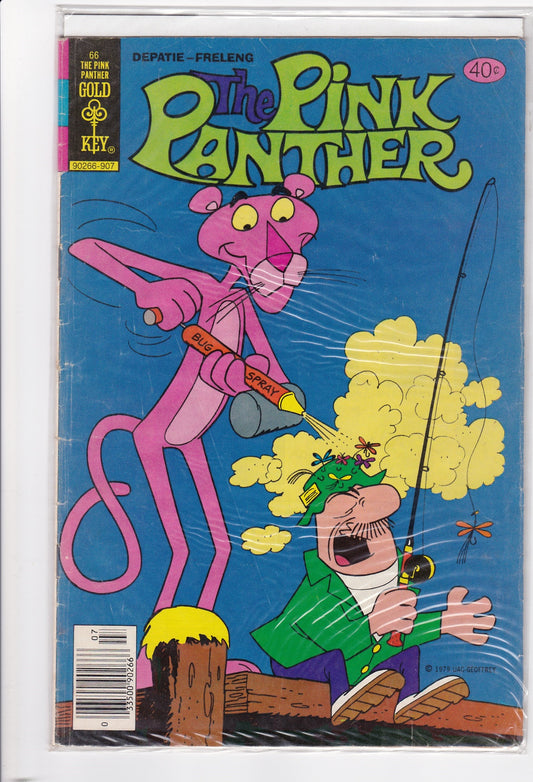Vintage 1979 The Pink Panther #66 Gold Key Comic – Classic Cartoon Fun!