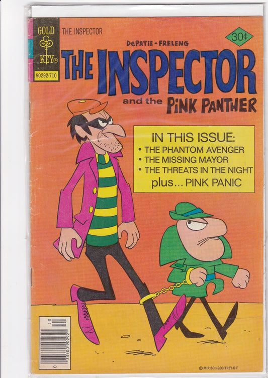 Vintage Gold Key Comic – The Inspector and The Pink Panther (30¢ Cover Price)