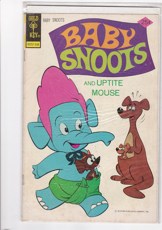 Vintage Gold Key Comic – Baby Snoots and Uptite Mouse (25¢ Cover Price)