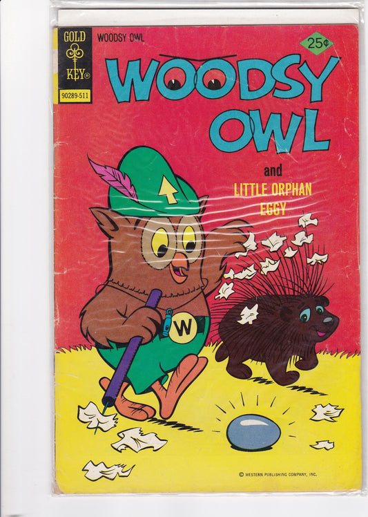 Vintage Gold Key Comic – Woodsy Owl and Little Orphan Eggy (25¢ Cover Price)
