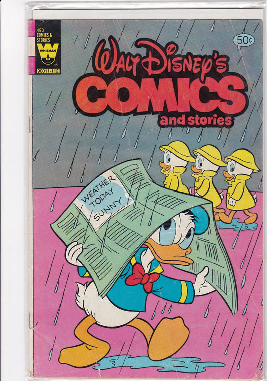 Vintage Walt Disney’s Comics and Stories – Whitman (50¢ Cover Price)