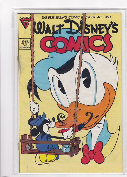 Walt Disney’s Comics #523 – Donald Duck & Mickey Mouse (Oct 1987, Gladstone)