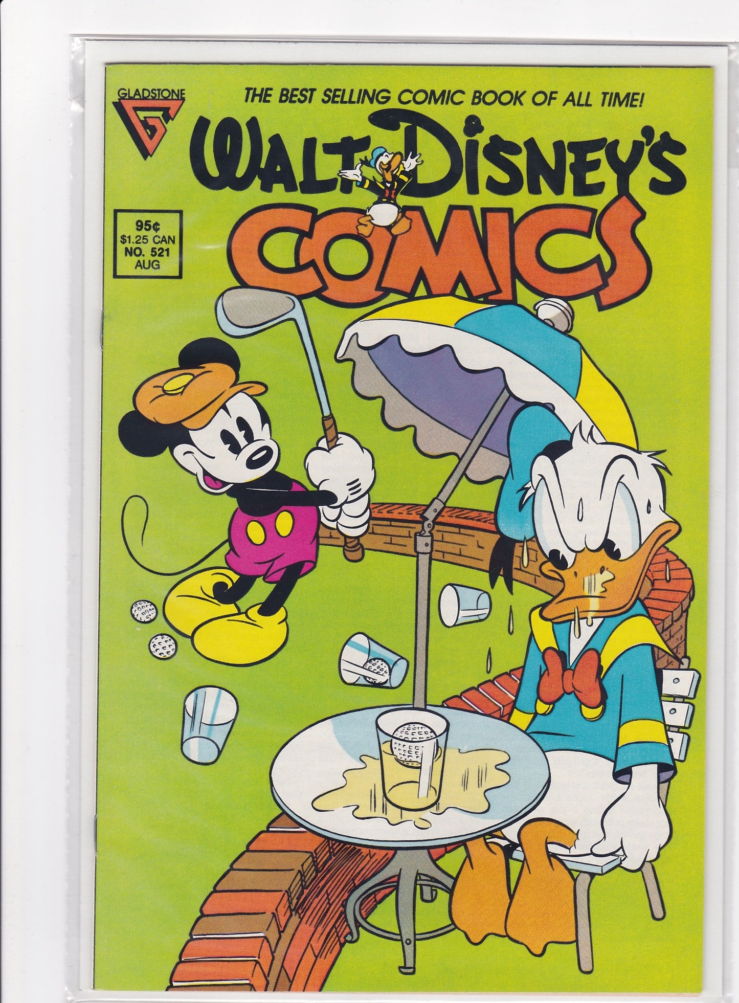 Walt Disney’s Comics #521 – Mickey Mouse vs. Donald Duck Golf Mishap (Aug 1987, Gladstone)
