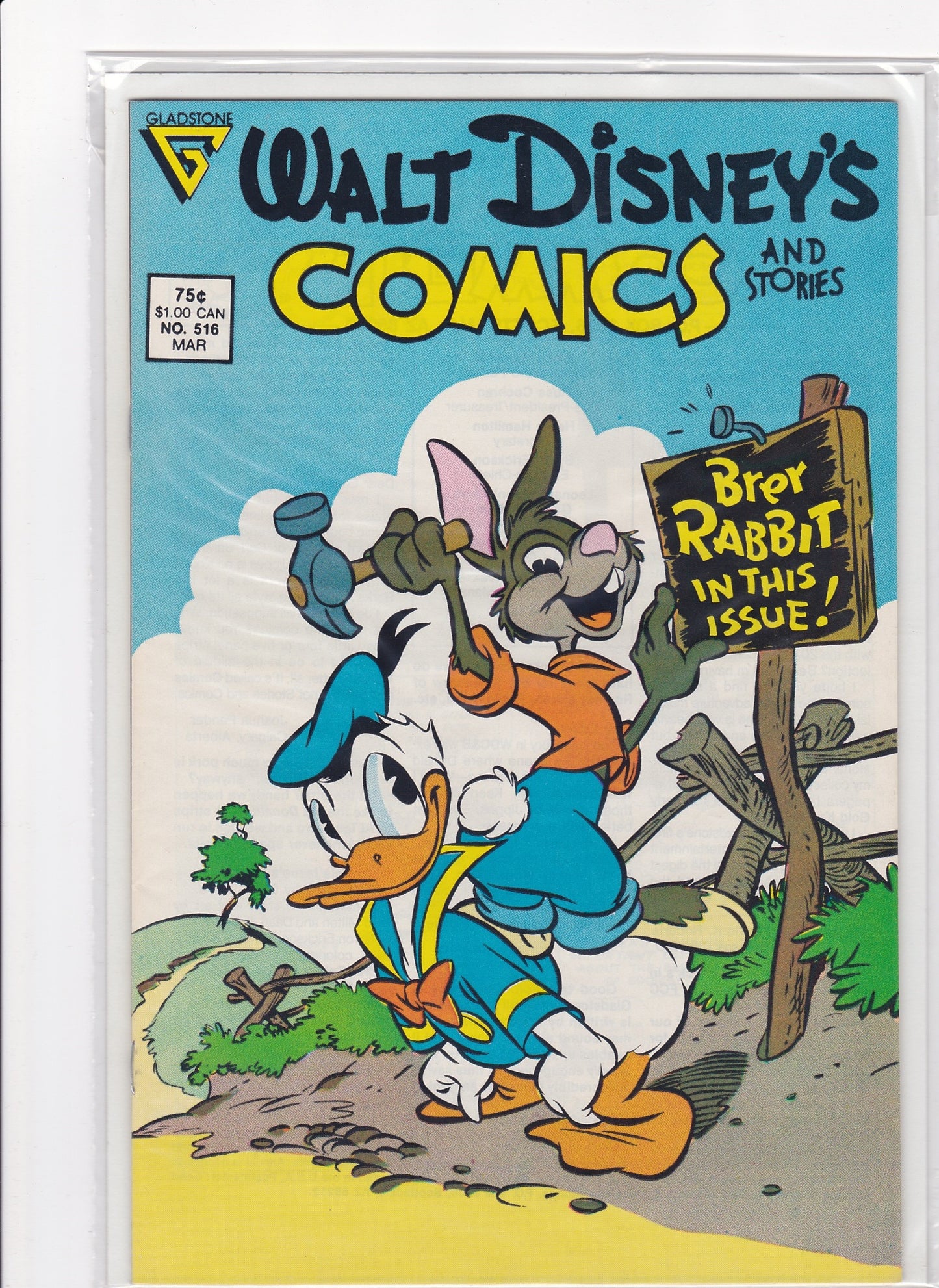 Walt Disney’s Comics and Stories #516 - Classic Gladstone Issue (March 1987)