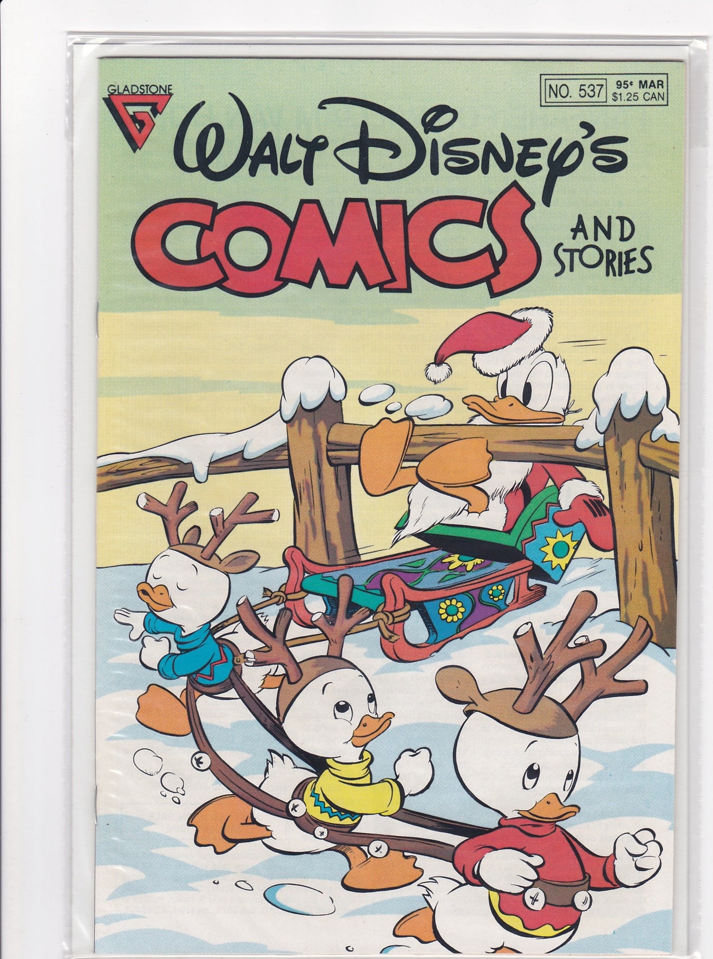 Walt Disney’s Comics and Stories #537 – March Issue (Gladstone, 1989)