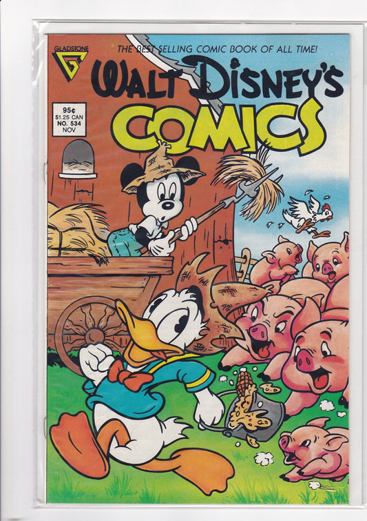 Walt Disney’s Comics and Stories #534 – November Issue (Gladstone, 1988)