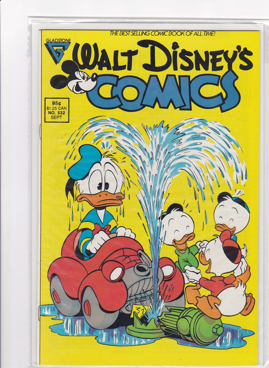 Walt Disney’s Comics and Stories #532 – September Issue (Gladstone, 1988)