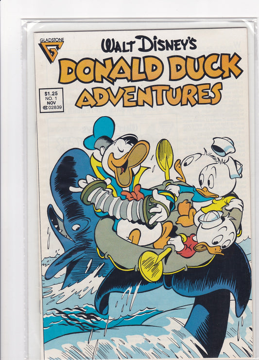 Walt Disney’s Donald Duck Adventures #1 – November Issue (Gladstone, 1987)