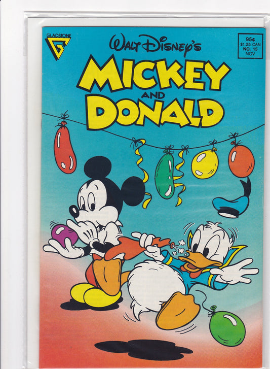 Walt Disney’s Mickey and Donald #15 – November Issue (Gladstone, 1988)