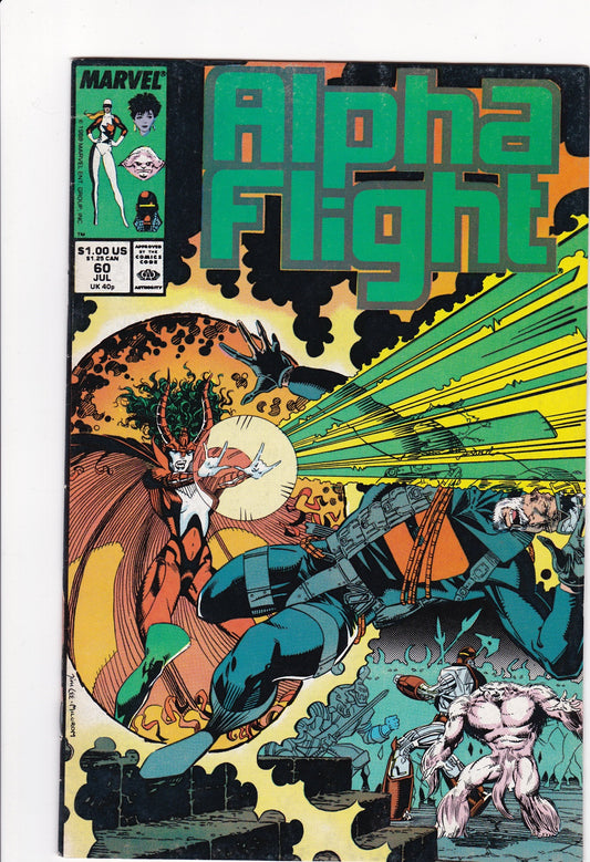 Alpha Flight #60 (July 1988, Marvel Comics)