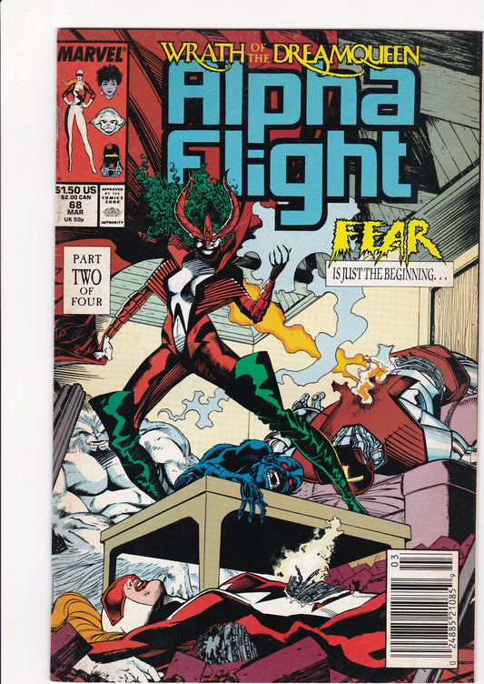 Alpha Flight #68 (March 1989, Marvel Comics)